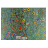 Gustav Klimt - Garten mit Sonnenblumen