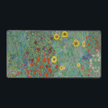 Gustav Klimt - Garten mit Sonnenblumen Schreibtischunterlage<br><div class="desc">Garten mit Sonnenblumen / Bauerngarten mit Sonnenblumen - Gustav Klimt in 1905-1906</div>