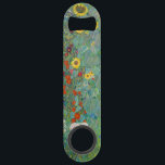 Gustav Klimt - Garten mit Sonnenblumen Speed Flaschenöffner<br><div class="desc">Garten mit Sonnenblumen / Bauerngarten mit Sonnenblumen - Gustav Klimt in 1905-1906</div>