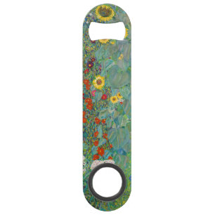 Gustav Klimt - Garten mit Sonnenblumen Speed Flaschenöffner