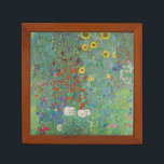 Gustav Klimt - Garten mit Sonnenblumen Stifthalter<br><div class="desc">Garten mit Sonnenblumen / Bauerngarten mit Sonnenblumen - Gustav Klimt in 1905-1906</div>