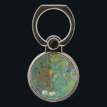 Gustav Klimt - Garten mit Sonnenblumen Telefonring Ständer<br><div class="desc">Garten mit Sonnenblumen / Bauerngarten mit Sonnenblumen - Gustav Klimt in 1905-1906</div>