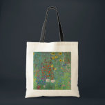 Gustav Klimt - Garten mit Sonnenblumen Tragetasche<br><div class="desc">Garten mit Sonnenblumen / Bauerngarten mit Sonnenblumen - Gustav Klimt in 1905-1906</div>