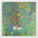 Gustav Klimt - Garten mit Sonnenblumen Wandaufkleber<br><div class="desc">Garten mit Sonnenblumen / Bauerngarten mit Sonnenblumen - Gustav Klimt in 1905-1906</div>