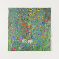 Gustav Klimt - Garten mit Sonnenblumen