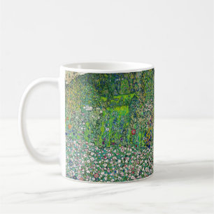 Gustav Klimt - Gartenbau und Bergbau Kaffeetasse