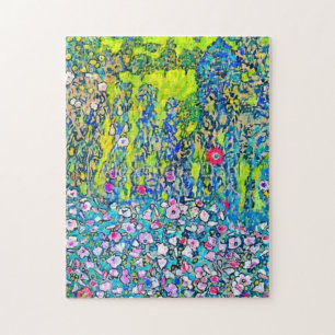 Gustav Klimt - Gartenbaugebiet mit Hillto Puzzle