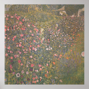 Gustav Klimt - Gartenlandschaft Italiens Poster
