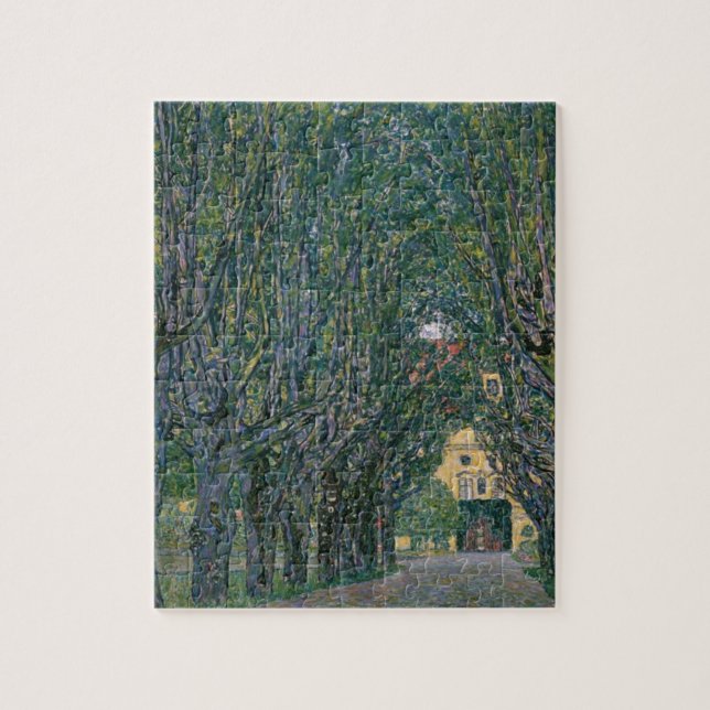 Gustav Klimt - Gartenmalerei Puzzle (Vertikal)