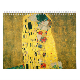 Gustav Klimt Golden Frische Pasta machen Kalender