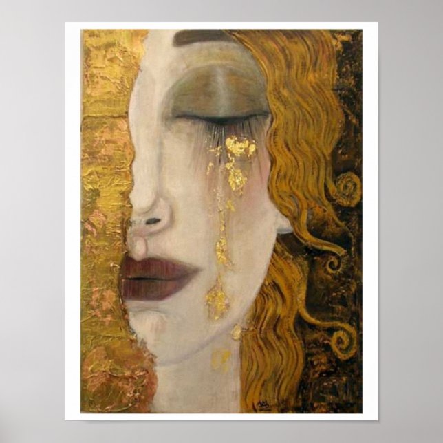 Gustav Klimt Golden Tear Poster (Vorne)