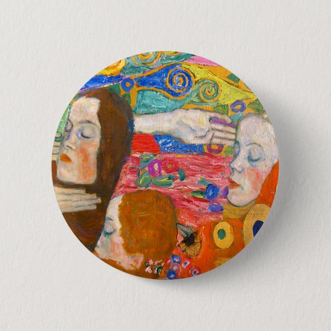 gustav klimt, hoffnung ii button (Vorderseite)