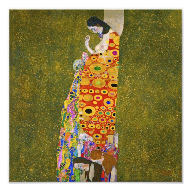 Gustav Klimt - Hoffnung II Fotodruck (Vorne)