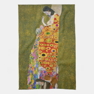 Gustav Klimt - Hoffnung II Geschirrtuch