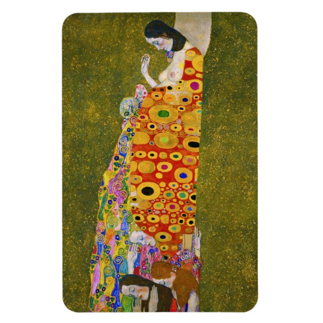 Gustav Klimt - Hoffnung II Magnet (Vertikal)