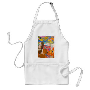 gustav klimt, hoffnung ii schürze