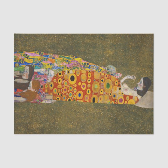 Gustav Klimt - Hoffnung Seidenpapier (Vorderseite)