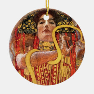 Gustav Klimt - Hygieia Medicine Goddess of Health Keramik Ornament