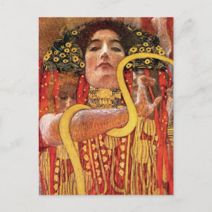 Gustav Klimt - Hygieia Medicine Goddess of Health Postkarte