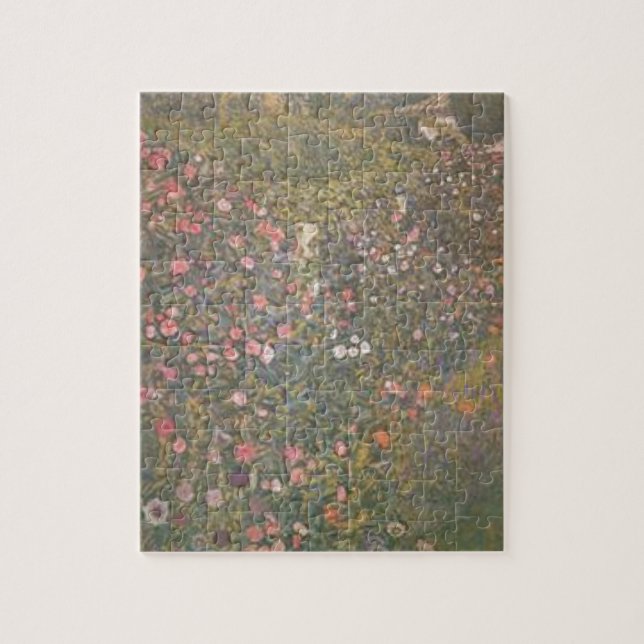 Gustav Klimt - italienische Gartenbaulandschaft Puzzle (Vertikal)