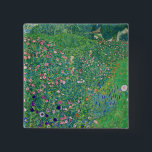 Gustav Klimt - Italienische Gartenlandschaft Button<br><div class="desc">Italienische Gartenlandschaft / Italienische Kulturlandschaft - Gustav Klimt,  Öl auf Leinwand,  1913</div>