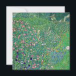 Gustav Klimt - Italienische Gartenlandschaft Dankeskarte<br><div class="desc">Italienische Gartenlandschaft / Italienische Kulturlandschaft - Gustav Klimt,  Öl auf Leinwand,  1913</div>