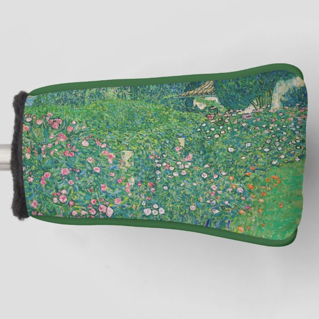 Gustav Klimt - Italienische Gartenlandschaft Golf Headcover (Vorderseite)