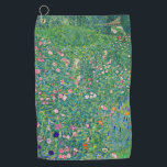 Gustav Klimt - Italienische Gartenlandschaft Golfhandtuch<br><div class="desc">Italienische Gartenlandschaft / Italienische Kulturlandschaft - Gustav Klimt,  Öl auf Leinwand,  1913</div>