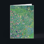 Gustav Klimt - Italienische Gartenlandschaft Karte<br><div class="desc">Italienische Gartenlandschaft / Italienische Kulturlandschaft - Gustav Klimt,  Öl auf Leinwand,  1913</div>