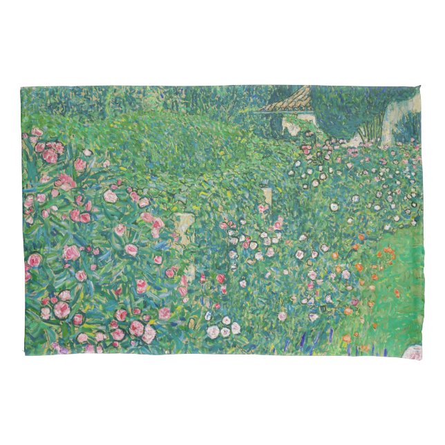 Gustav Klimt - Italienische Gartenlandschaft Kissenbezug (Vorderseite)