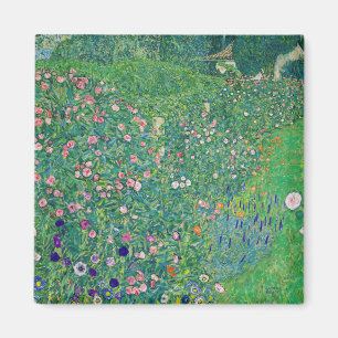 Gustav Klimt - Italienische Gartenlandschaft Magnet