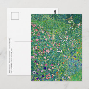 Gustav Klimt - Italienische Gartenlandschaft Postkarte
