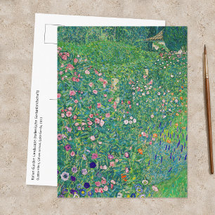 Gustav Klimt - Italienische Gartenlandschaft Postkarte