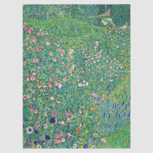 Gustav Klimt - Italienische Gartenlandschaft Seidenpapier