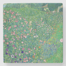 Gustav Klimt - Italienische Gartenlandschaft Steinuntersetzer