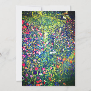 Gustav Klimt Italienischer Garten Ankündigung