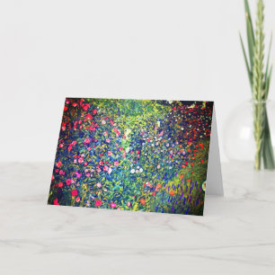 Gustav Klimt Italienischer Garten Einladung