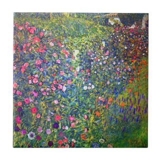 Gustav Klimt Italienischer Garten Fliese