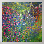 Gustav Klimt Italienischer Garten Landschaft Poster<br><div class="desc">Poster mit Gustav Klimts Ölgemälde Italienische Gartenlandschaft (1913). Ein wunderschöner Garten mit bunten Blume: rot,  weiß,  rosa,  lila. Ein großartiges Geschenk für Jugendliche und österreichische Kunstliebhaber.</div>