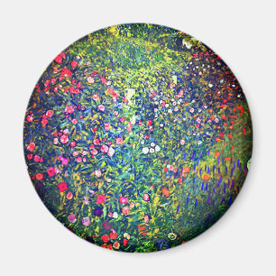 Gustav Klimt Italienischer Garten Magnet