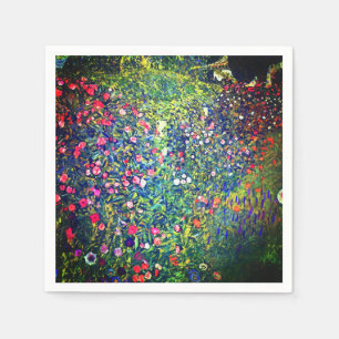 Gustav Klimt Italienischer Garten Serviette