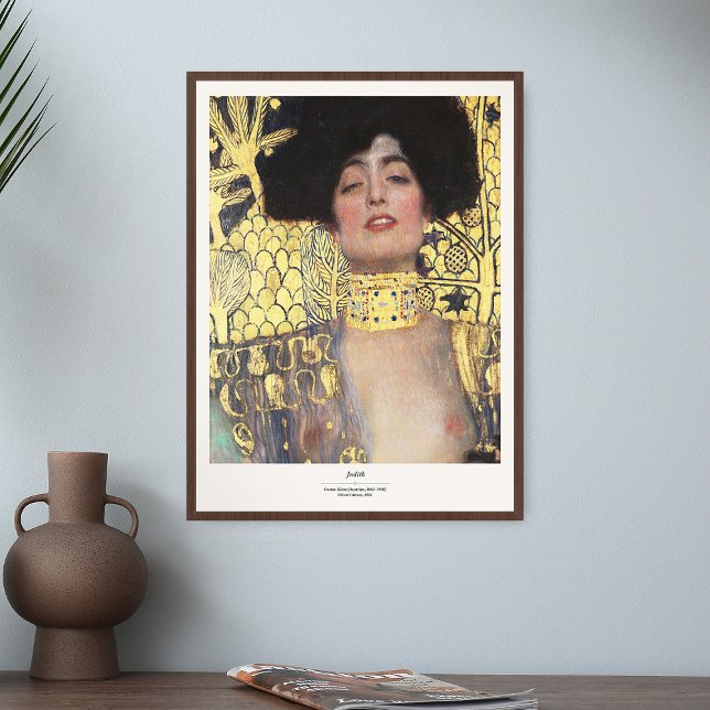 Gustav Klimt Judith Kunstausstellung Poster Print (Von Creator hochgeladen)