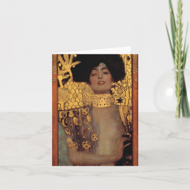 Gustav Klimt Judith Note Card Karte (Vorderseite)