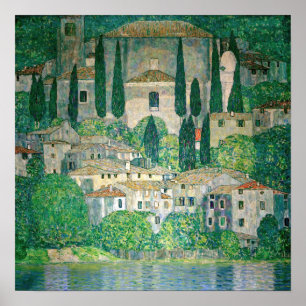 Gustav Klimt - Kirche in Cassone Poster
