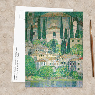 Gustav Klimt - Kirche in Cassone Postkarte