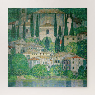 Gustav Klimt - Kirche in Cassone Puzzle