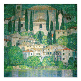 Gustav Klimt - Kirche von Cassone Fotodruck