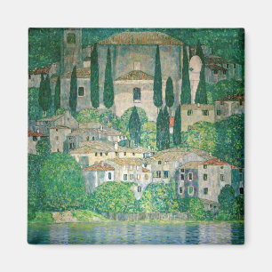 Gustav Klimt - Kirche von Cassone Magnet
