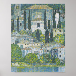 Gustav Klimt - Kirche von Cassone Poster