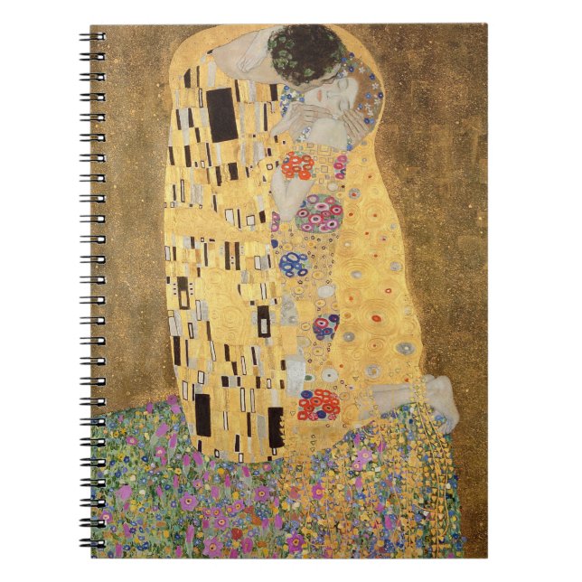 Gustav Klimt | Kiss, 1907-08 Notizblock (Vorderseite)